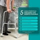 thumbnail image 2 of Andadera para Adulto Mayor con Asiento Plegable | Altura Ajustable 74–92 cm con 8 Niveles | Aluminio Ultraligero Antioxidante | Soporta hasta 100 kg | Color Plata, 2 of 10