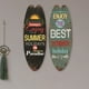 thumbnail image 4 of ckepdyeh 2 piezas de cuerdas para festivales, bar, decoración del hogar, letrero de madera vintage, letrero de madera para tabla de surf, letrero de madera estilo playa para colgar 3, 4 of 7