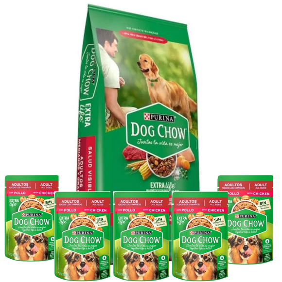 Alimento para perro Dog Chow adulto razas medianas y grandes 25 kg