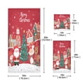 thumbnail image 3 of Three-Piece Towel Set Face Towel Towel Set Hand Towel Bath Towel Cotton Bath Towels Bath Towel Sets Hand Bath Towels Santa Claus and House Pictures, 3 of 8