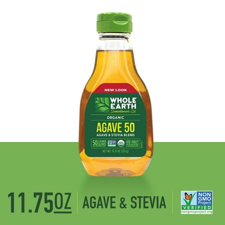 Whole Earth Sweetener Organic Agave and Organic Stevia Blend, 11.75