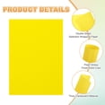 thumbnail image 3 of Uxcell Papier Vélin Coloré, 50 Feuilles Jaune 5,9 Pouces x 8,3 Pouces Papier Vélin Imprimable, 3 of 6