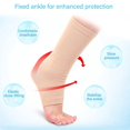 thumbnail image 2 of (M, Skin) Ankle Brace Sports Support, Plantar Fasciitis Compression Sleeve for Men and Women, Ankle Brace Support Breathable Ankle Support, Arthritis, Tendonitis, 2 of 5
