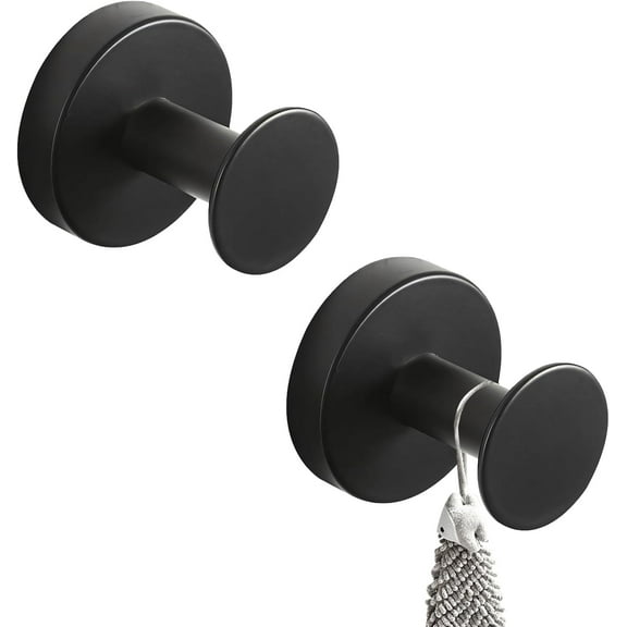 2 Pcs Vacuum Suction Cup Hooks, Shower Holder, Self Adhesive Towel Hanging Hooks, Stainless Steel Waterproof Heavy Duty For Bathroom Kitchen Glass Door (2, Gold)