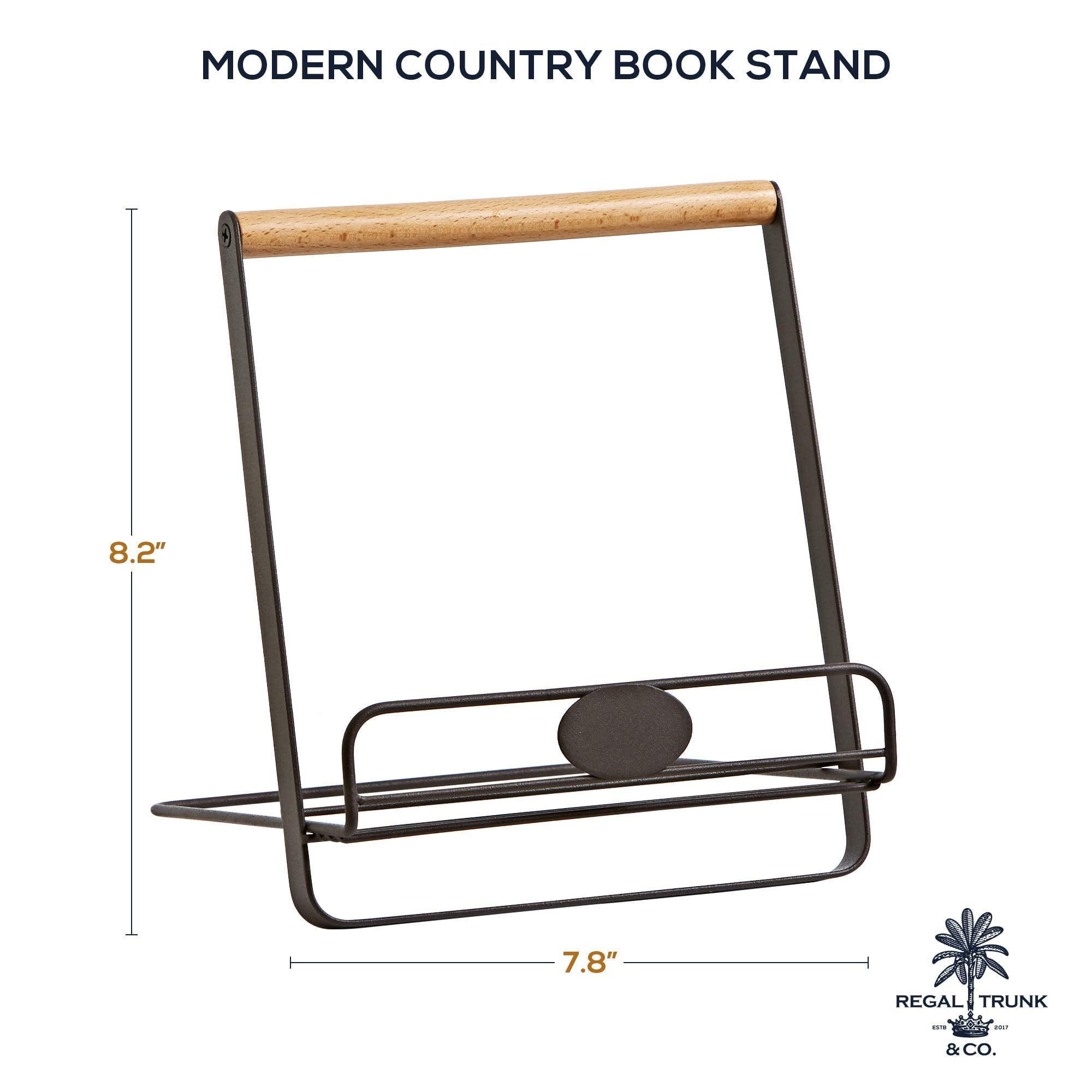 Decorative Metal Cookbook Stand Recipe Book Holder Easel – Trenton Gifts