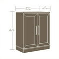 thumbnail image 5 of Pemberly Row Engineered Wood Base Storage Cabinet in Dakota Oak, 5 of 5