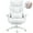 White-PU, variant on Goosea Big & Tall Office Chair - Fabric High Back Gaming/Executive Desk Chair with Pocket Spring Cushion, Adjustable Armrests, Lumbar Support & Footrest,White