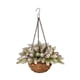 thumbnail image 4 of Cesta colgante navideña artificial, decoración navideña, regalo, delicada colgante Blanco, 4 of 9