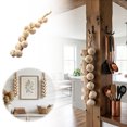 thumbnail image 2 of Artificial Garlic String Fake Onion Vegetable Hanging Decor, Realistic Farmhouse Harvest Decoration for Home Party, Halloween Photo Prop Christmas Thanksgiving Rustic Kitchen Wall Accents, 16.9", A, 2 of 6