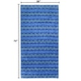 thumbnail image 6 of Mainstays Wavy Stripe Blue Beach Towel, Size 72" x 36", 6 of 6