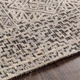 thumbnail image 6 of Surya Oakland OAA-1009 96x120" Rectangle Global Wool Rug in Black/Gray, 6 of 7