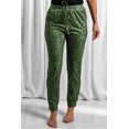 thumbnail image 3 of ABPHQTO Joggers de mujer leopardo Breezy verde, 3 of 5