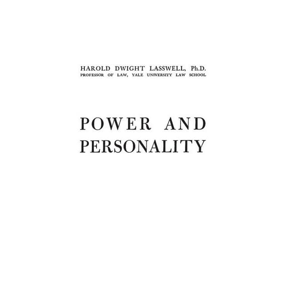 Thomas William Salmon Memorial Lectures Power and Personality, (Hardcover)