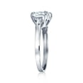 thumbnail image 3 of 5CT Square Princess Cut AAA CZ Side Baguette Solitaire Engagement Ring, 3 of 7
