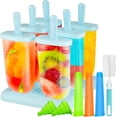 thumbnail image 1 of Popsicle, Popsicle Molds 6 Popsicle Makers, FDA and BPA Free, 1 of 5