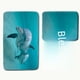 thumbnail image 2 of Juego de alfombrillas para baño con diseño de delfín y océano en 3D, antideslizantes, 2 of 6