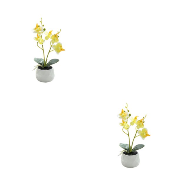 Planta artificial decorativa Billuyoard de cerámica y Tela Simulación Realista