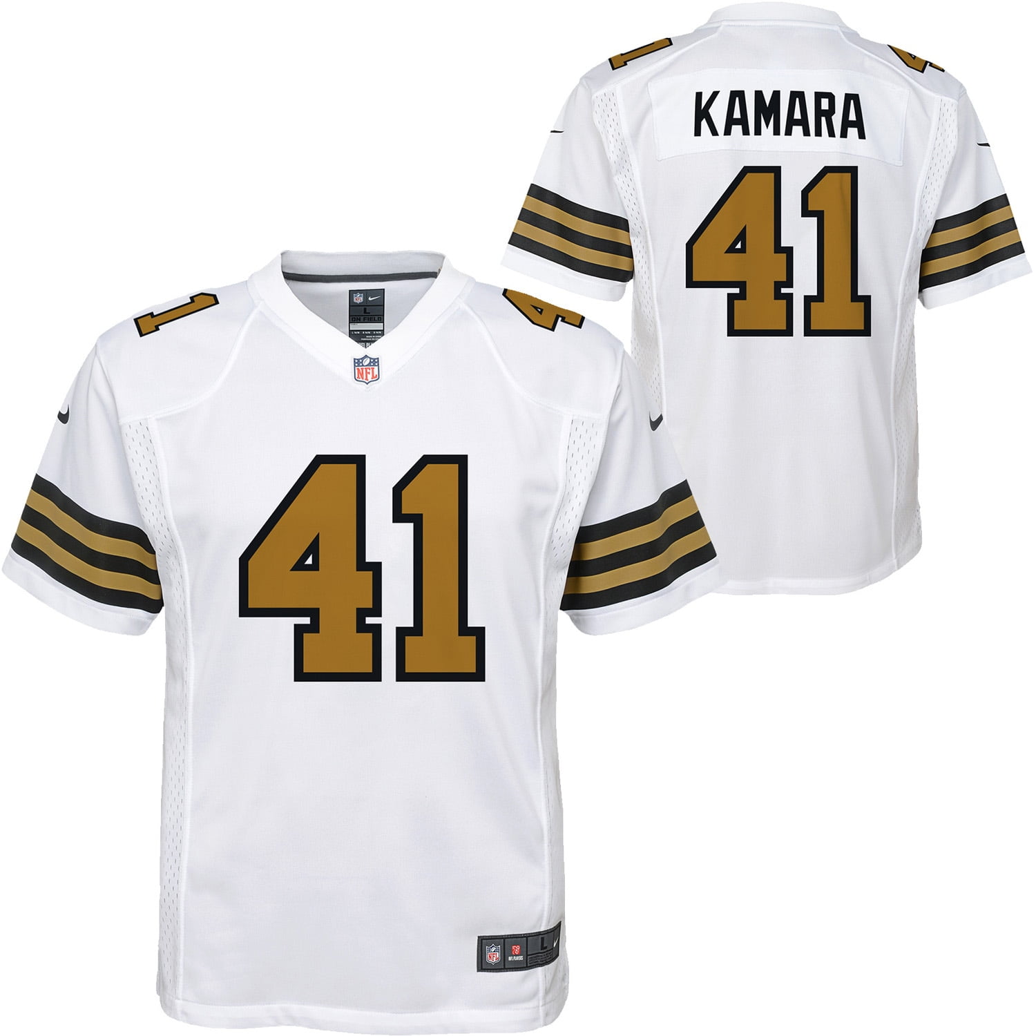 Men's Nike Alvin Kamara White New Orleans Saints Vapor Untouchable Limited  Jersey