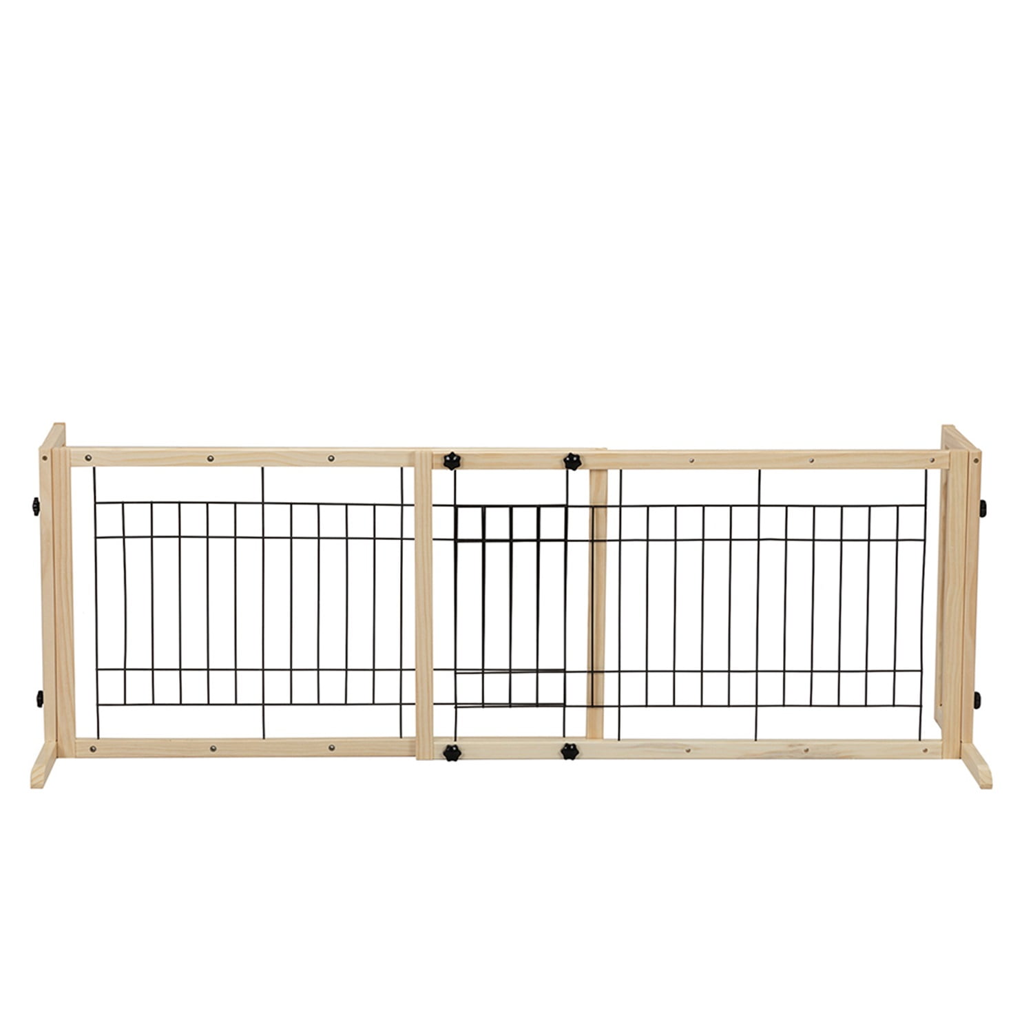 Pefilos 70" Wide Adjustable Freestanding Pet Gate for Dogs, 40"-70" Adjustable Wood Dog Fence Indoor Step Over Dog Gate Extra Wide for House, Doorways, Stairs, Beige Pefilos 70" Wide Adjustable Freestanding Pet Gate for Dogs, 40"-70" Adjustable Wood Dog Fence Indoor Step Over Dog Gate Extra Wide for House, Doorways, Stairs, Beige
