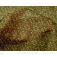 thumbnail image 4 of oneOone Silk Tabby Fabric Floral Block Printed Fabric 1 Yard 42 Inch Wide, 4 of 4