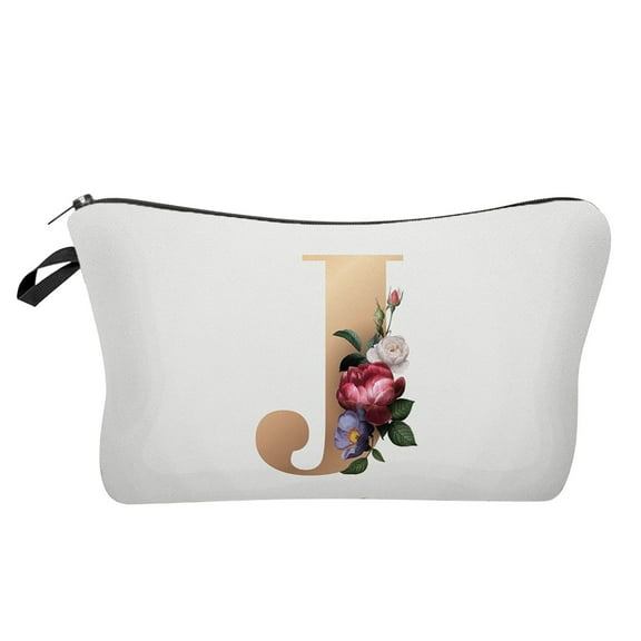 Penkiiy A-Z Personalized Gifts for Women,Cosmetic Bag for women,Birthday Gifts for Best Friend with Cosmetic Bag,Bride Bridesmaid Gifts,Stuff For Girls Teacher Nurse