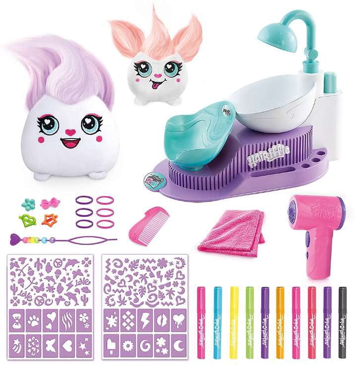 Airbrush Plush Hair-iffic Hairstyling Salon Activity Kit