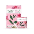 thumbnail image 5 of Natural Rose Green Tea, 40 Pyramid Tea Bags, Biodegradable Delightful Rose Flavor Teabags, 100% Whole Leaf Green Tea, Delightful Falvorful Tea, 5 of 8