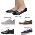 thumbnail image 2 of DOVACKA Men's 8-Pack No Show Low Cut Cotton Socks, Non-Slip with Grips for Loafer Sneakers, 2 of 6