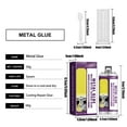 Metal Super Glue, High Temperature Resistant Liquid Metal Welding Filler, Metal Repair Glue for