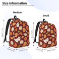 thumbnail image 2 of Rocae Happy Thanksgiving Day for Canvas College Laptop Backpack for Men Women -Small, 2 of 5