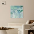 thumbnail image 3 of Lilly Pad Abstract I Canvas Coastal Farmhouse Wall Art by Art Remedy, White Frame, 40" x 40", 3 of 7