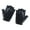 Black, variant on SIEYIO PU Cycling Fingerless Glove Outdoor Driving Motorcycle Half Finger Glove