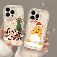 thumbnail image 2 of Disney-funda de Mickey de Navidad para Apple iPhone 15, 14, 13, 12, 11, XS, XR, X, 7, 8 Pro Plus, Max, funda de teléfono de aceite de onda suave transparente, 2 of 5