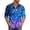 Dark Blue, variant on Mens Disco Vintage Polo Shirts Long Sleeve Sequin Glitter Disco Shirts Casual Collared Tee Shirts Button Down Fashion Work Vintage Top for Men Sky Blue L