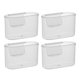 thumbnail image 1 of GOOHOCHY Soporte de bolsa de condimento de refrigerador 4pcs Organizador de puerta lateral de la nevera pequeña del refrigerador, 1 of 8