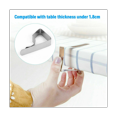 thumbnail image 1 of 50 Pcs Nappe en Acier Inoxydable Anti-Sécurisation pour Mariage Camping Promenade, 1 of 10