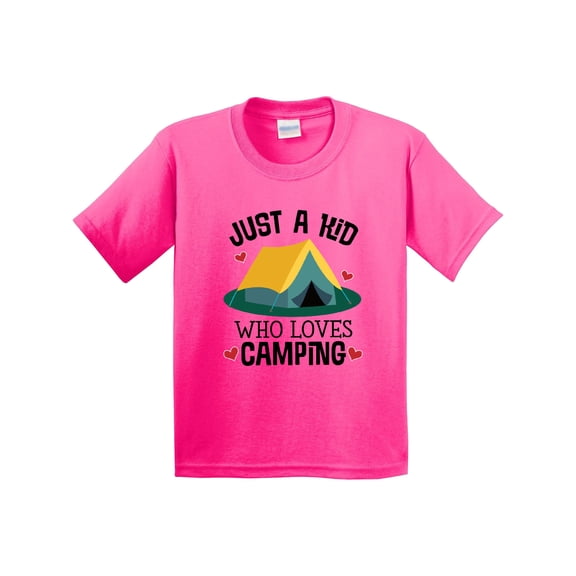Inktastic Camping Cute Summer Camp Youth T-Shirt