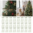 24pcs Christmas Bows 6 X 9.8 Inch Vintage Ribbon Bows For Wreaths