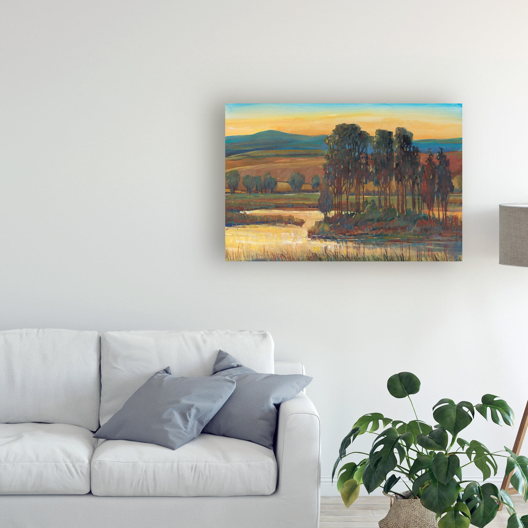 Trademark Fine Art 'Open Inlet Trees II' Canvas Art by Tim OToole