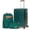 Dark Green, variant on Rosamo 3-Piece 20 inch Hardside Luggage Set, Carry on Suitcase with Spinner Wheels & TSA Lock, Travel Backpack with USB & Type-C Charging Port, Toiletry Bag, Black