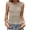 Khaki, variant on Sleeveless Women Crochet Casual Knit Tank Tops Sweater Vest