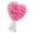 Pink, variant on Preserved Rose Heart Tree for Valentines Wedding Christmas Holiday Decor