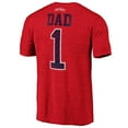 thumbnail image 3 of Men's Red Florida Panthers Greatest Dad Tri-Blend T-Shirt, 3 of 3