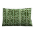 thumbnail image 1 of Ahgly Company Patterned Outdoor Rectangular Pale Green Lumbar Throw Pillow, 13 inch by 19 inch, 1 of 5