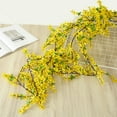 thumbnail image 5 of 5.9ft Winter Jasmine Flower Vine Garland, Artificial Hanging Flowers, Fake Wisteria for Wedding Party Decor, Home Indoor Living Room Decor, No Maintenance, 5 of 6