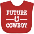 thumbnail image 3 of Inktastic Future Cowboy Boys Rodeo Boys Baby Bib, 3 of 4