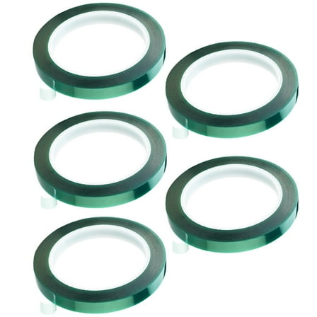 unbranded 5 Pcs Duct Tape Gaffer Tape Spray Paint Plating Shield 3300X0.8CM Green