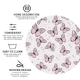 thumbnail image 4 of Disketp Pink Butterflies (2) Funny Coasters,6 Pcs Leather Coasters With Holder, Perfect Housewarming Hostess Gifts,Protect Furniture From Water Marks Scratch And Damage, 4 of 9