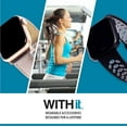 thumbnail image 4 of WITHit Black Stainless Steel Mesh Band with Magnetic Closure for Fitbit Charge 3 & Charge 4, 4 of 5
