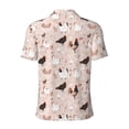 thumbnail image 3 of Vsdgher Funny Chicken Print Men's Short Sleeve Stretch Polo Shirt, Moisture-Wicking Performance Polo Shirt, 3 of 8
